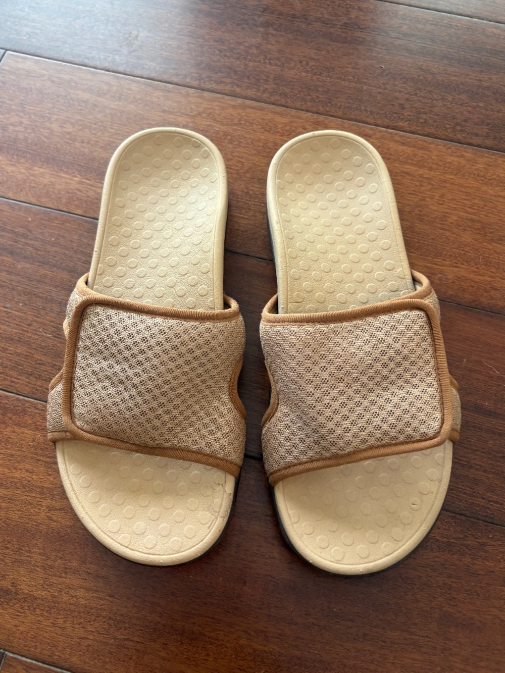 Vionic Slide Sandals with Velcro Strap